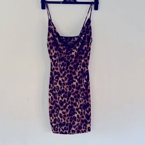 Cheetah Print Dress Size M